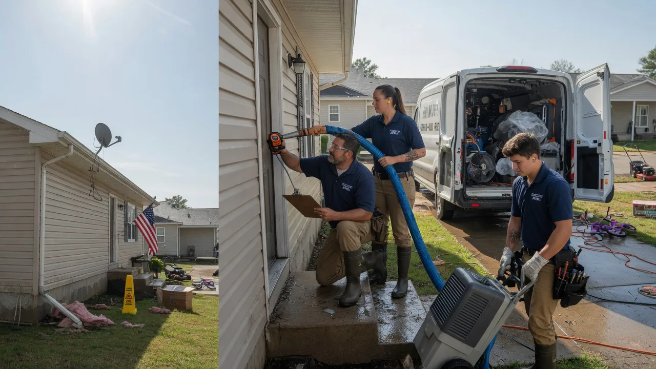 Ceiling Water Damage Restoration in Yoakum, TX near me
